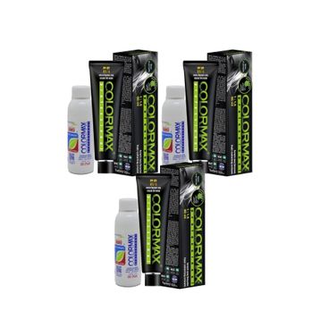 Colormax SPS147 Nouveau 2025/44.25 Kızıl Rüya 3x60 ml Saç Boyası+3x90 ml Oksidan