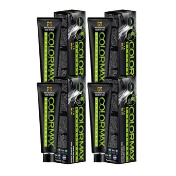 Colormax SPS340 Nouveau 2025/07.11 Yoğun Küllü Kumral Oksidansız 4x60 ml Saç Boyası