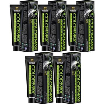 Colormax SPS651 Nouveau 2025/01 Siyah 5x60 ml Saç Boyası+5x90 ml Oksidan