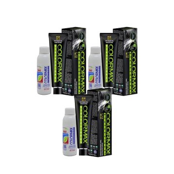 Colormax SPS943 Nouveau 2025/07.31 Küllü Kumral Dore 3x60 ml Saç Boyası+3x90 ml Oksidan