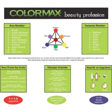 Colormax SPS946 Nouveau 2025/07.31 Küllü Kumral Dore 6x60 ml Saç Boyası+6x90 ml Oksidan