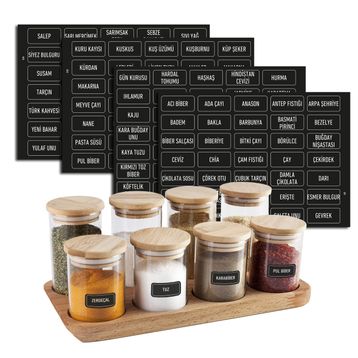 Colortouch Suya Dayanıklı 140 Adet Baharatlık Etiketleri