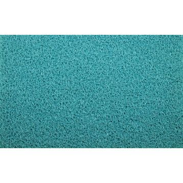 Colourmat 1 m X 2 m Turkuaz Kaydırmaz Kaymaz Yolluk Karmaşık Halı Kıvırcık Paspas