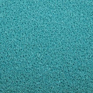 Colourmat 1 m X 2 m Turkuaz Kaydırmaz Kaymaz Yolluk Karmaşık Halı Kıvırcık Paspas