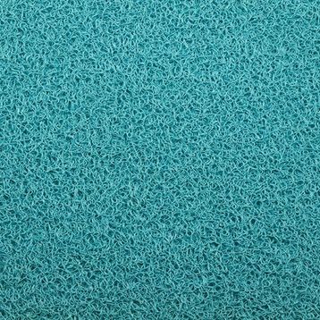 Colourmat 1 m X 2 m Turkuaz Kaydırmaz Kaymaz Yolluk Karmaşık Halı Kıvırcık Paspas