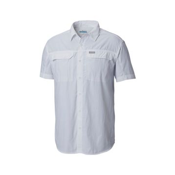 Columbia AO0647-100 Beyaz Silver Short Outdoor Kısa Kollu Erkek Gömlek
