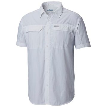 Columbia AO0647-100 Beyaz Silver Short Outdoor Kısa Kollu Erkek Gömlek