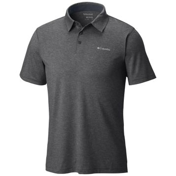 Columbia AO2933-013 Gri Tech Trail Polo Erkek T-shirt