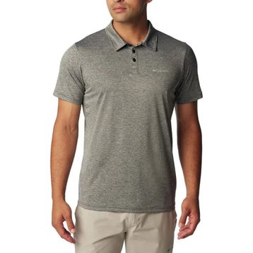 Columbia AO3614-011 Hike Polo Gri Outdoor Polo Erkek T-Shirt