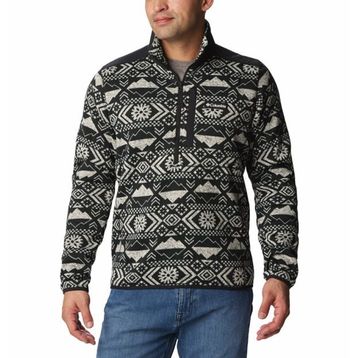 Columbia AO6753-010 Sweater Weather Printed Half Zip Erkek Polar