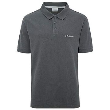 Columbia CS0084-011 Gri M Cascade Range Solid Polo Yaka Erkek T-Shirt
