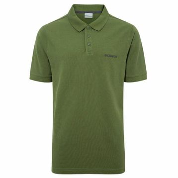 Columbia CS0084-011 Gri M Cascade Range Solid Polo Yaka Erkek T-Shirt