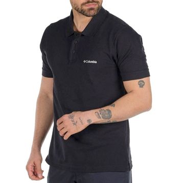Columbia CS0084-011 Gri M Cascade Range Solid Polo Yaka Erkek T-Shirt