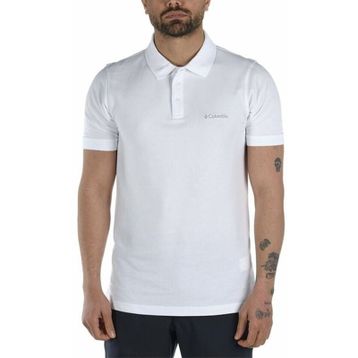 Columbia CS0214 M Cascade Range Sloid Polo I Düz Beyaz Erkek Polo T-shirt