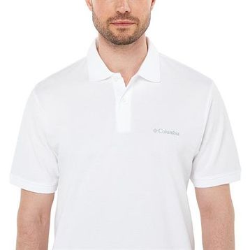 Columbia CS0214 M Cascade Range Sloid Polo I Düz Beyaz Erkek Polo T-shirt