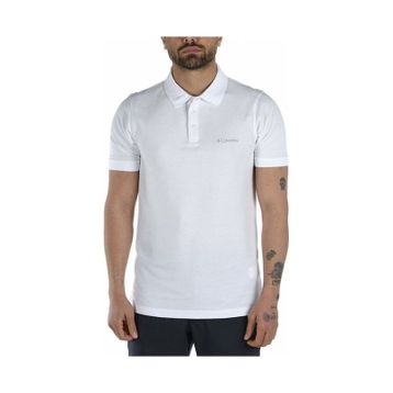 Columbia CS0214 M Cascade Range Sloid Polo I Düz Beyaz Erkek Polo T-shirt