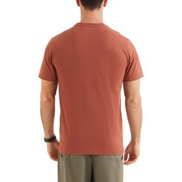Columbia CS0282-229 Csc Basic Slogo Brushed Kahverengi Kısa Kollu Outdoor Erkek T-shirt