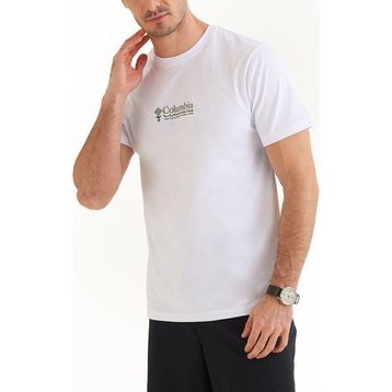 Columbia CS0309-100 Csc Ripples Mini Beyaz Kısa Kollu Erkek Outdoor T-shirt