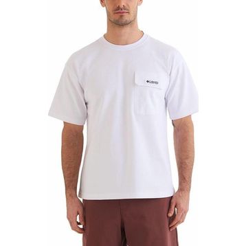 Columbia CS0376-100 CSC Heritage Beyaz Kısa Kollu Outdoor Erkek T-shirt
