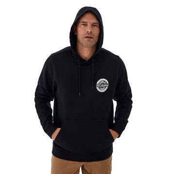 Columbia CS0391-010 Siyah Button Badge Hoodie Erkek Outdoor Sweatshirt