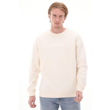 Columbia Csc Basic Bar Split Crew Krem Erkek Sweatshirt