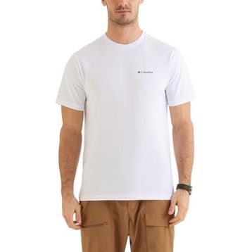 Columbia Csc Camp Icons Beyaz Kısa Kollu Erkek T-shirt