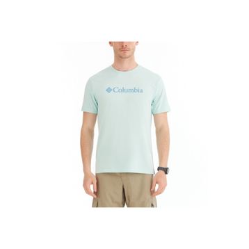 Columbia CSC M Basic Logo Brushed Yeşil Kısa Kollu Erkek T-Shirt