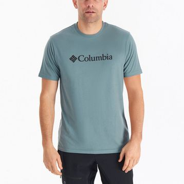 Columbia CSC M Basic Logo Brushed Yeşil Kısa Kollu Erkek T-Shirt