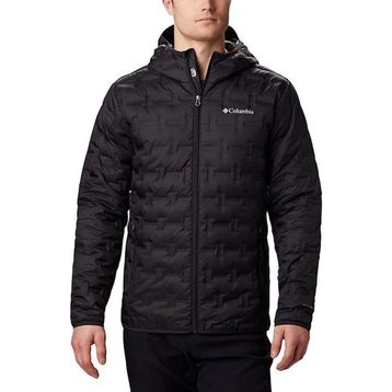 Columbia Delta Ridge Down Hooded Siyah Erkek Kaz Tüyü Mont