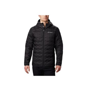 Columbia Delta Ridge Down Hooded Siyah Erkek Kaz Tüyü Mont
