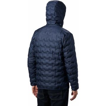 Columbia Delta Ridge Down Hooded Siyah Erkek Kaz Tüyü Mont