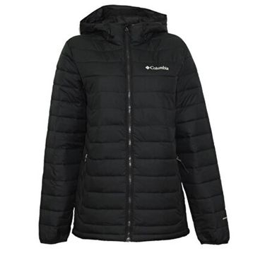 Columbia Powder Lite Hooded 2086944-010 Siyah Erkek Mont