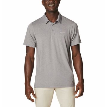 Columbia Tech Trail Erkek Siyah Kısa Kollu Polo T-Shirt
