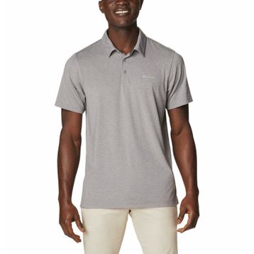 Columbia Tech Trail Erkek Siyah Kısa Kollu Polo T-Shirt