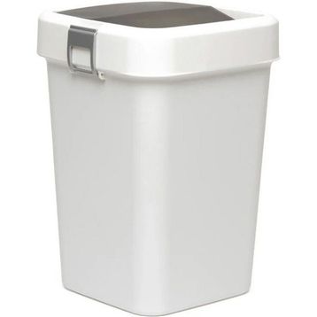 Comfort Kilitli Beyaz 8 lt Çöp Kovası