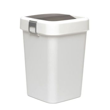 Comfort Kilitli Beyaz 8 lt Çöp Kovası