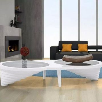 Comfy Home Ceren Beyaz Orta Sehpa