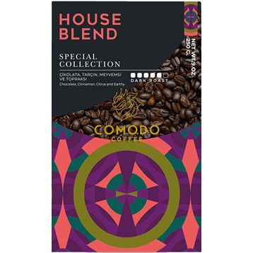 Comodo Coffee 250 gr House Blend Special Selection Filtre Çekirdek Kahve