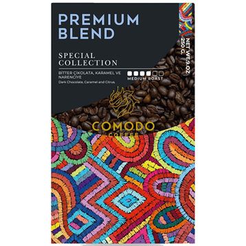 Comodo Coffee 250 gr Premium Blend Special Selection Filtre Çekirdek Kahve