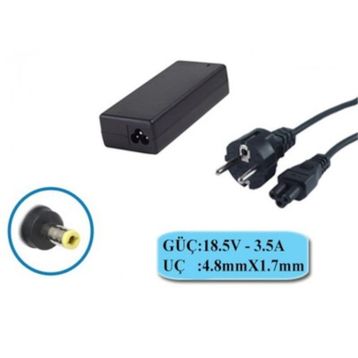 Compaxe CLH-306 Compaxe CLH-306 Hp 65W 18.5V 3.5A 4.8-1.7 Notebook Adaptörü