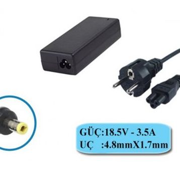 Compaxe CLH-306 Compaxe CLH-306 Hp 65W 18.5V 3.5A 4.8-1.7 Notebook Adaptörü