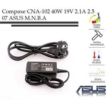 Compaxe CNA-102 40W 19V 2.1A 2.5-07 Siyah Asus Adaptör