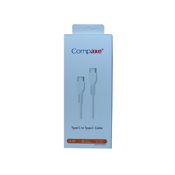 Compaxe CTK-BTT USB 3.0 1 mt 3 A Type C to Type C Şarj Kablosu