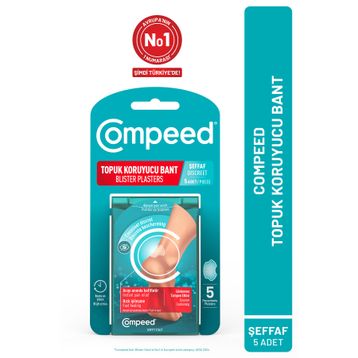 Compeed Şeffaf 5li Topuk Koruyucu Bant