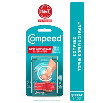Compeed Şeffaf 5li Topuk Koruyucu Bant