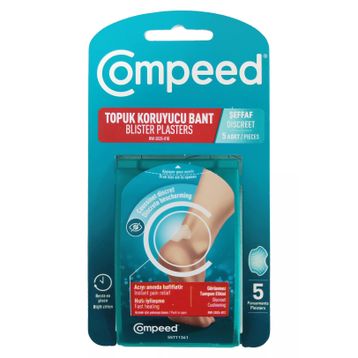 Compeed Şeffaf 5li Topuk Koruyucu Bant