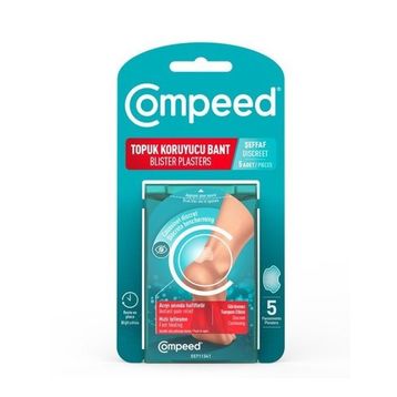Compeed Şeffaf 5li Topuk Koruyucu Bant