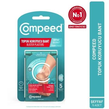 Compeed Şeffaf 5li Topuk Koruyucu Bant