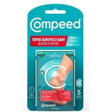 Compeed Şeffaf 5li Topuk Koruyucu Bant