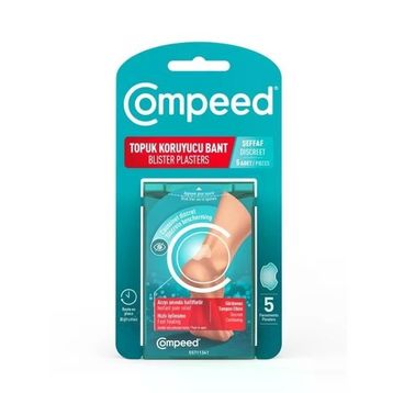 Compeed Şeffaf 5li Topuk Koruyucu Bant